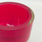 Stilvolles Murano Glaswindlicht Design in Beerenrot
