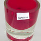 Stilvolles Murano Glaswindlicht Design in Beerenrot