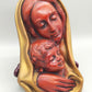 Achatit Wandrelief Madonna mit Kind Handarbeit aus Deutschland