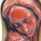 Achatit Wandrelief Madonna mit Kind Handarbeit aus Deutschland