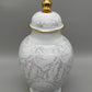 Elegante Tirschenreuth Porzellan Deckelvase Zartes Blütendesign