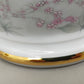 Elegante Tirschenreuth Porzellan Deckelvase Zartes Blütendesign