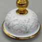 Elegante Tirschenreuth Porzellan Deckelvase Zartes Blütendesign