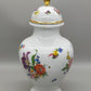 Bareuther Bavaria Porzellan Prunkvase Florales Dekor & Goldrand