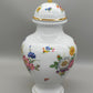 Bareuther Bavaria Porzellan Prunkvase Florales Dekor & Goldrand