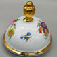 Bareuther Bavaria Porzellan Prunkvase Florales Dekor & Goldrand
