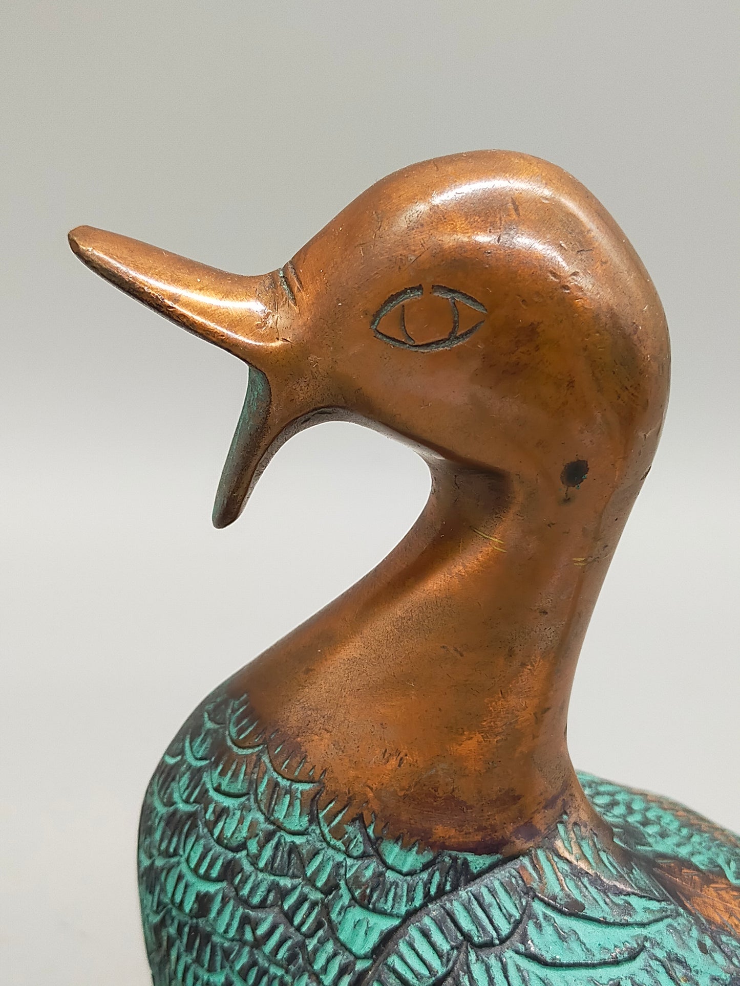 Deko Enten Figuren aus Bronze Kunstvolle Entenpaare