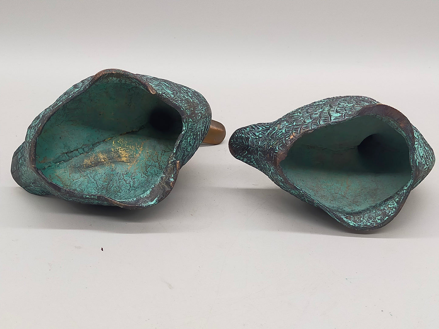 Deko Enten Figuren aus Bronze Kunstvolle Entenpaare