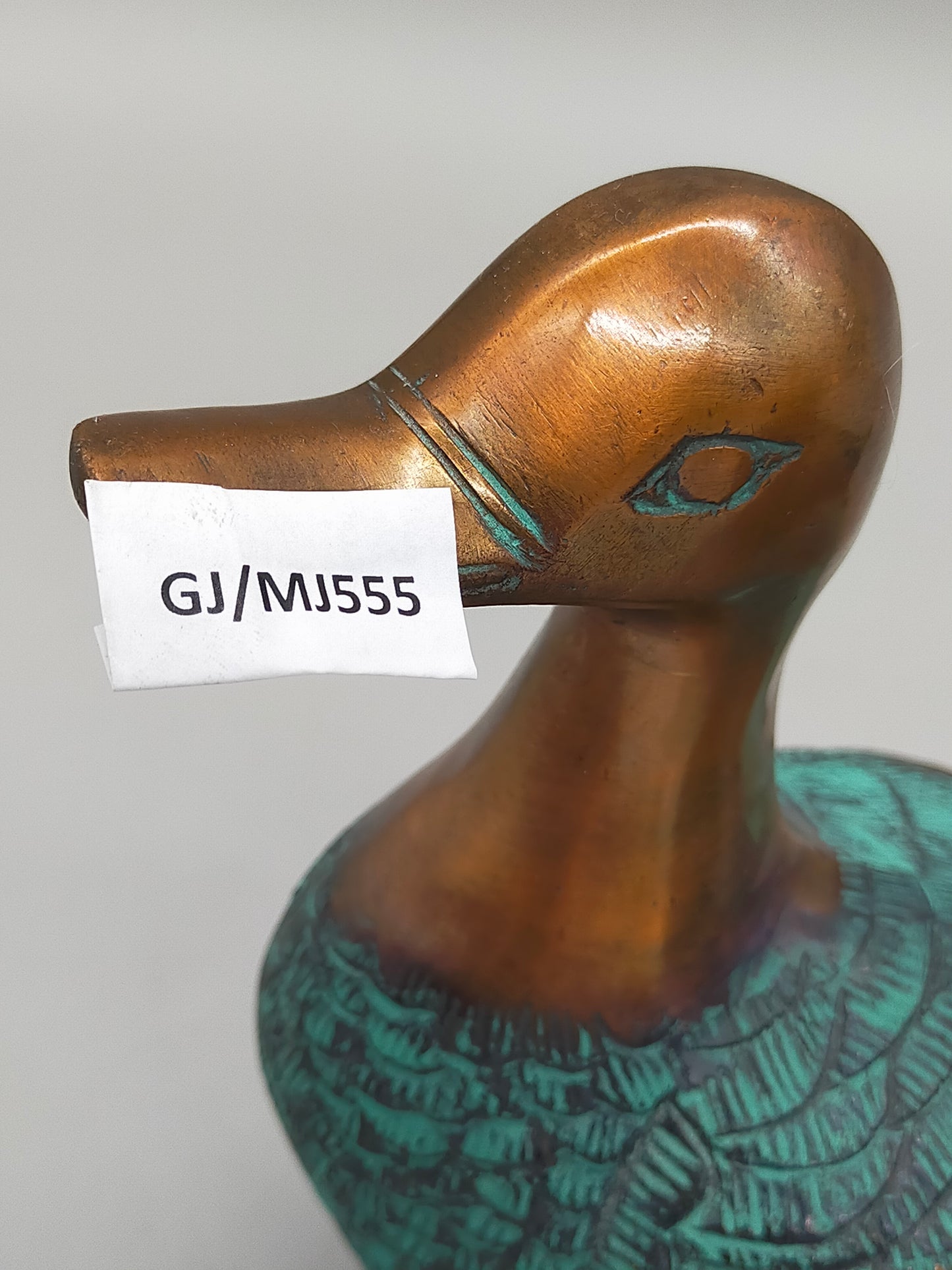 Deko Enten Figuren aus Bronze Kunstvolle Entenpaare