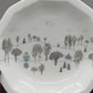 Rosenthal Polygon Winterreise Schale & Unterteller Set