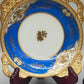 Antikes Porzellan Set Blau Golddesign – 6