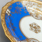 Antikes Porzellan Set Blau Golddesign – 6