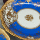 Antikes Porzellan Set Blau Golddesign – 6