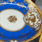 Antikes Porzellan Set Blau Golddesign – 6