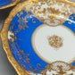 Antikes Porzellan Set Blau Golddesign – 6