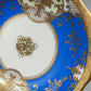 Antikes Porzellan Set Blau Golddesign – 6