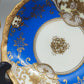 Antikes Porzellan Set Blau Golddesign – 6