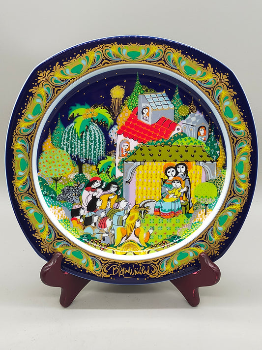 Rosenthal Weihnachtsteller 1983 Stille Nacht – Kunstvoll gestaltet