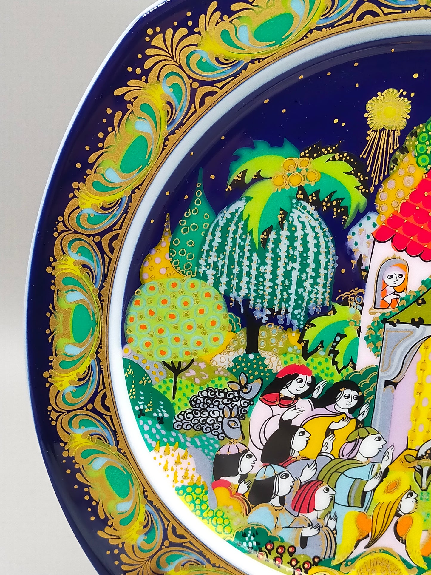 Rosenthal Weihnachtsteller 1983 Stille Nacht – Kunstvoll gestaltet