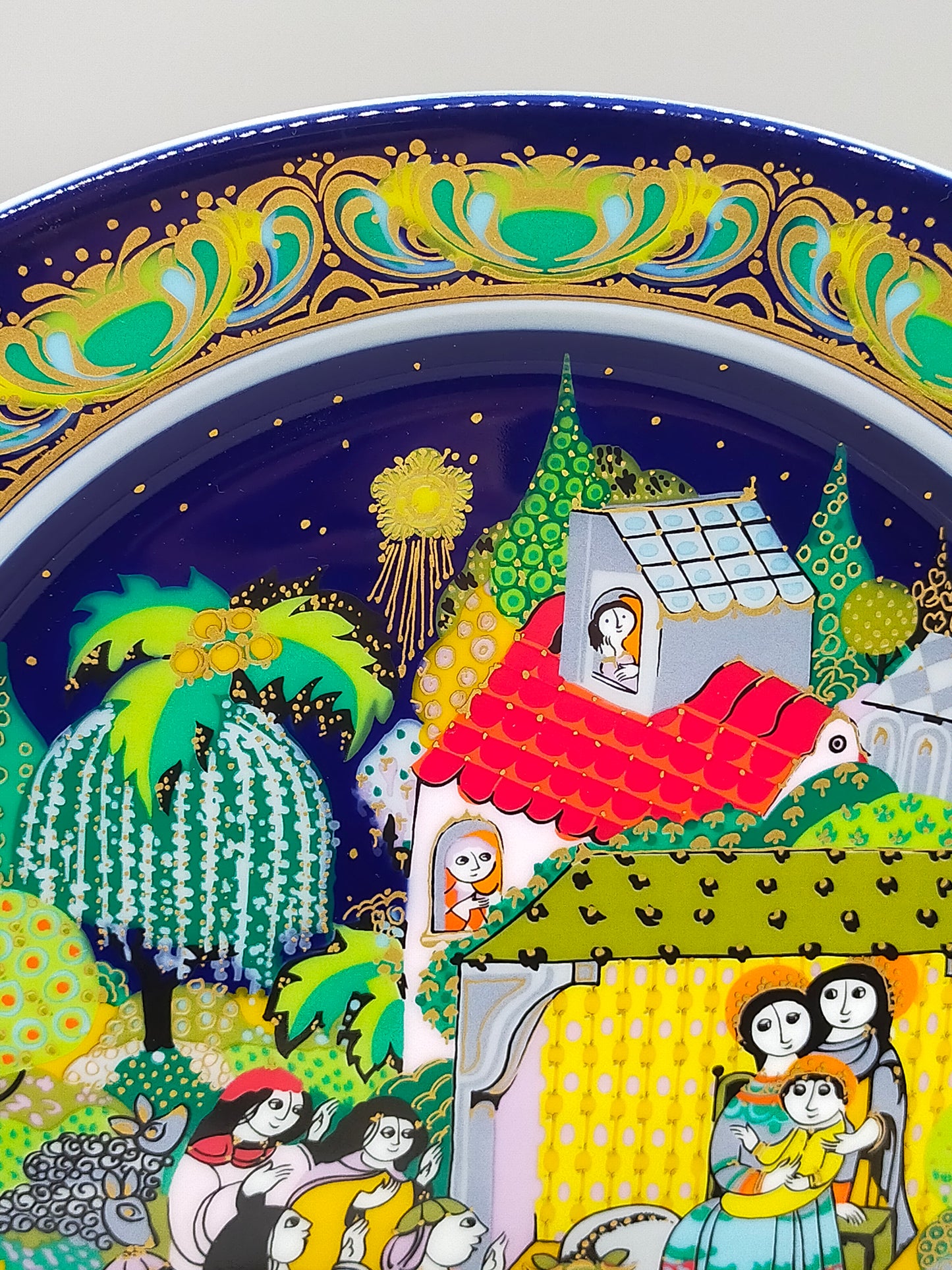 Rosenthal Weihnachtsteller 1983 Stille Nacht – Kunstvoll gestaltet