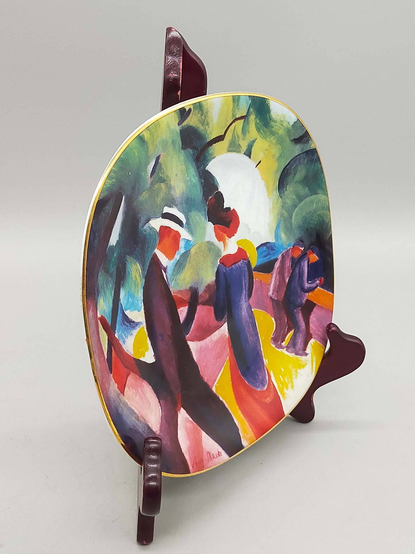 Rosenthal Classic Sammelteller Promenade nach August Macke