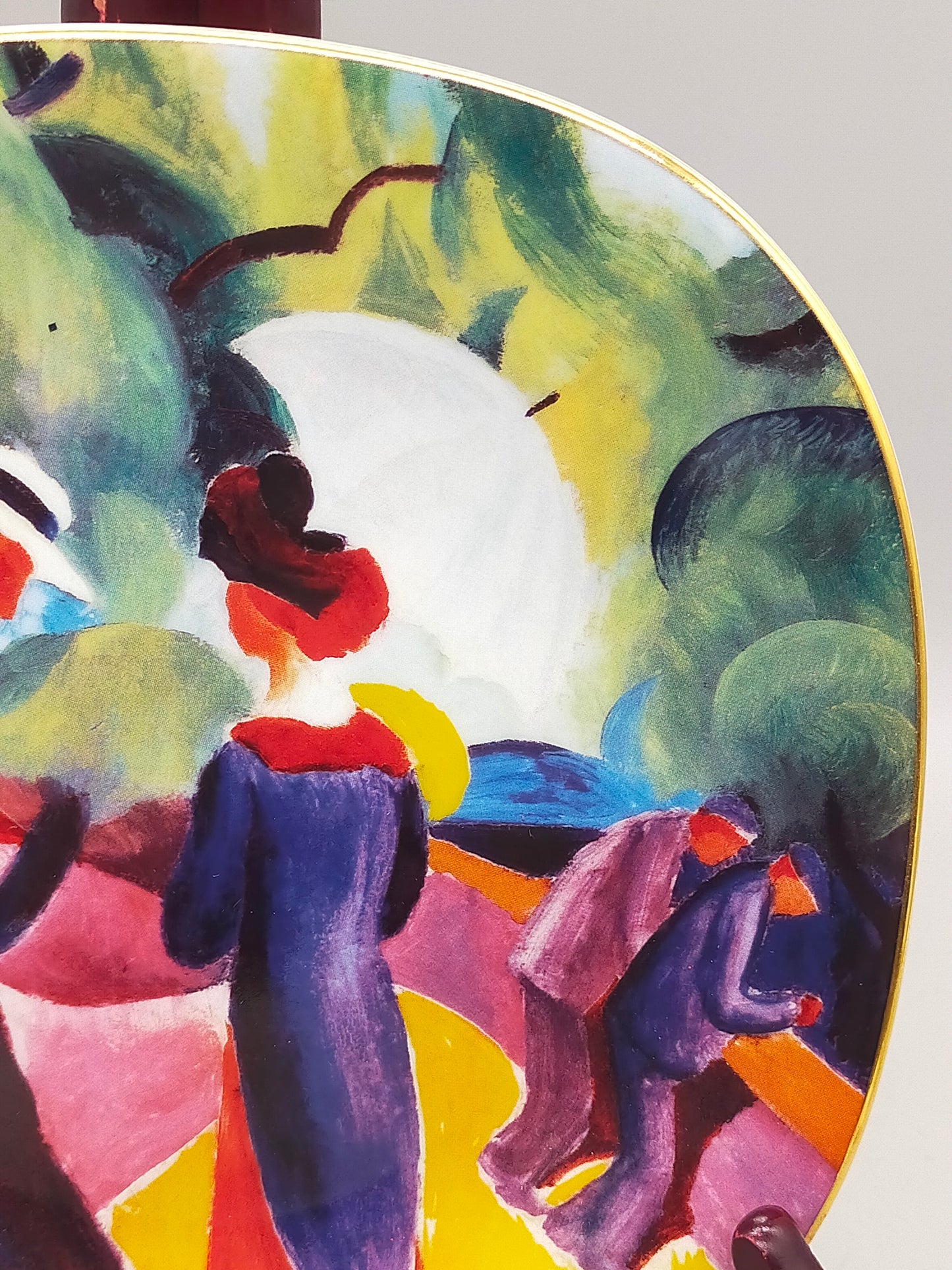 Rosenthal Classic Sammelteller Promenade nach August Macke