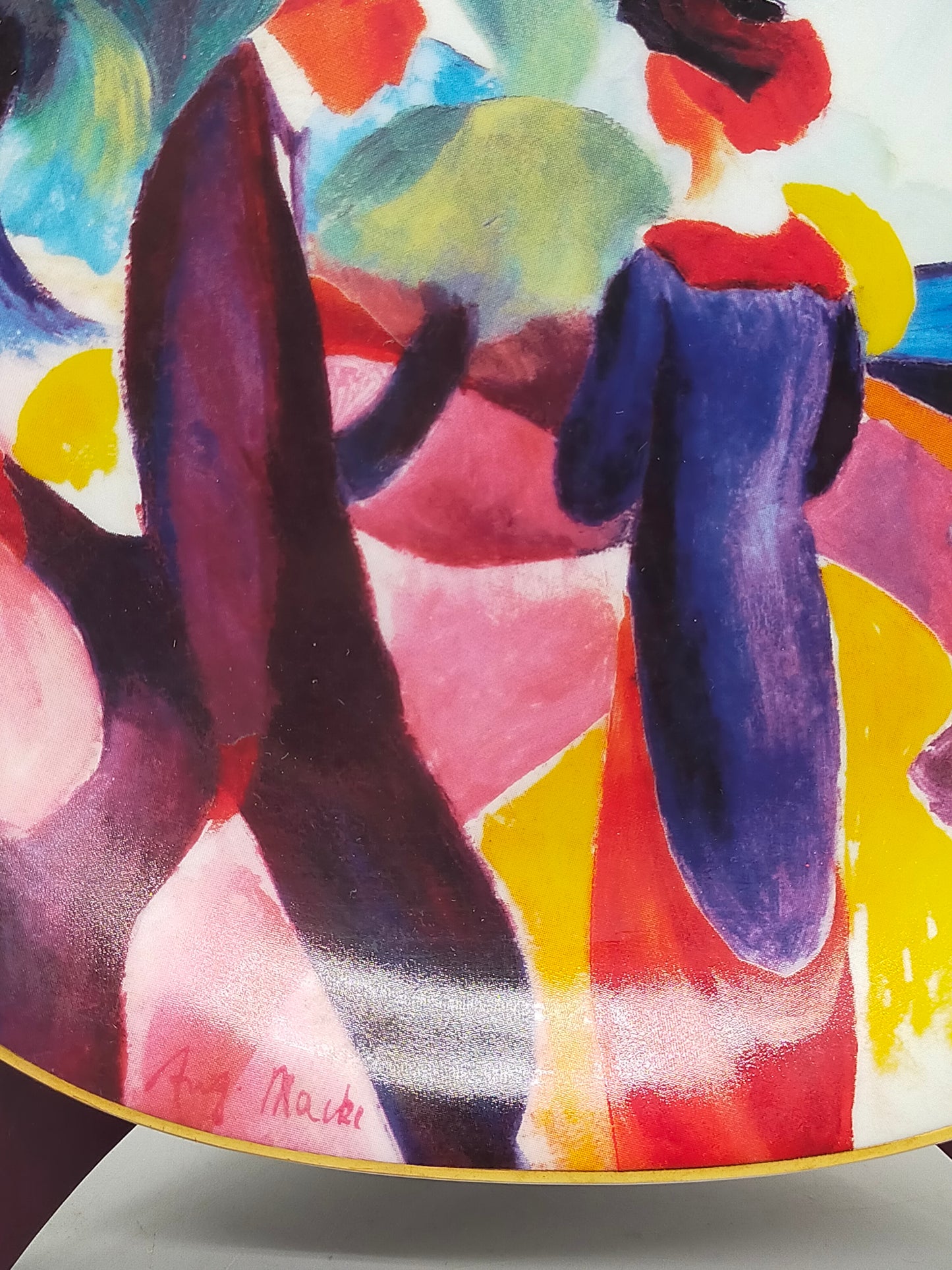 Rosenthal Classic Sammelteller Promenade nach August Macke