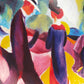 Rosenthal Classic Sammelteller Promenade nach August Macke