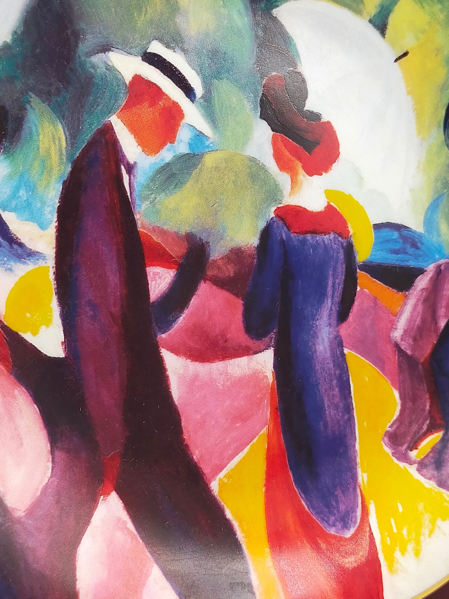 Rosenthal Classic Sammelteller Promenade nach August Macke