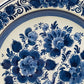 Zwei Delft Wandteller Klassisch Blau-Weiß