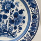 Zwei Delft Wandteller Klassisch Blau-Weiß