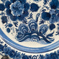 Zwei Delft Wandteller Klassisch Blau-Weiß