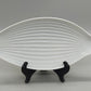 Rosenthal Porzellan Schale in Blattform Weißes Vintage Design