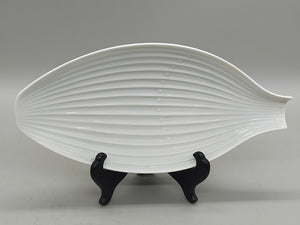 Rosenthal Porzellan Schale in Blattform Weißes Vintage Design