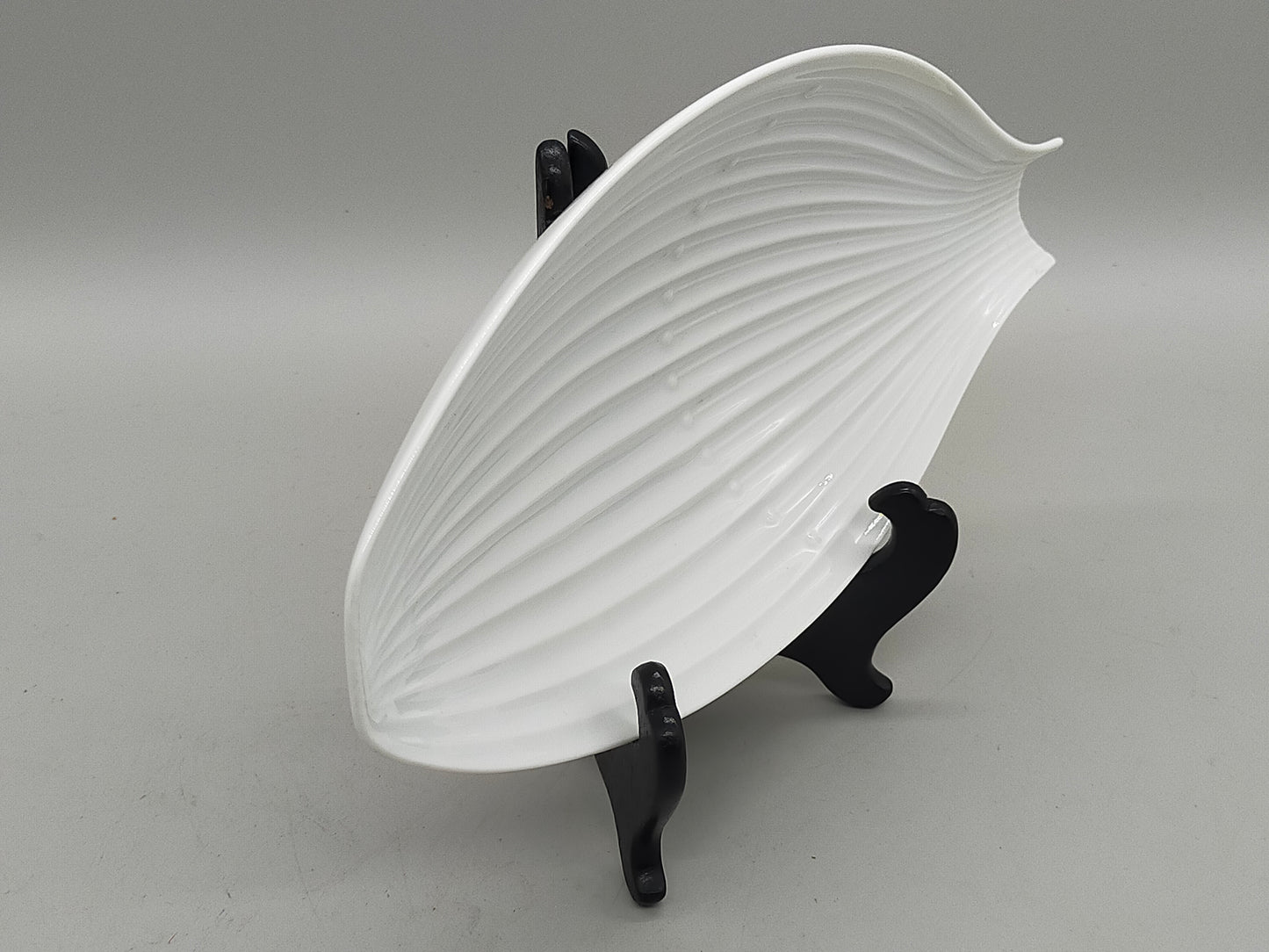 Rosenthal Porzellan Schale in Blattform Weißes Vintage Design