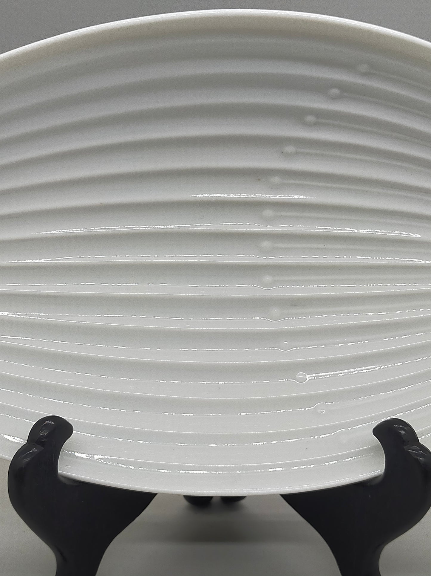 Rosenthal Porzellan Schale in Blattform Weißes Vintage Design
