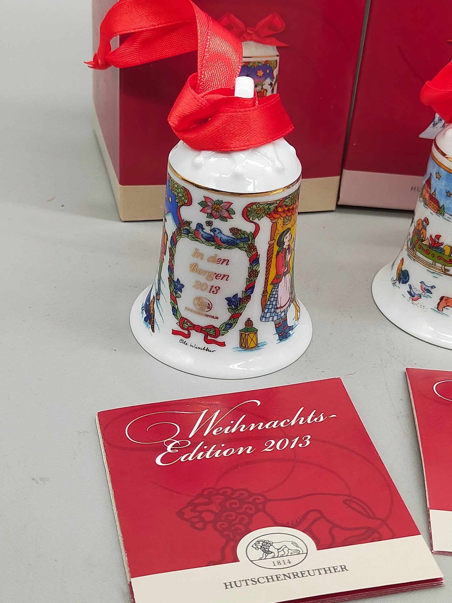 Hutschenreuther Weihnachtsglocken Set (5tlg.) Mit OVP