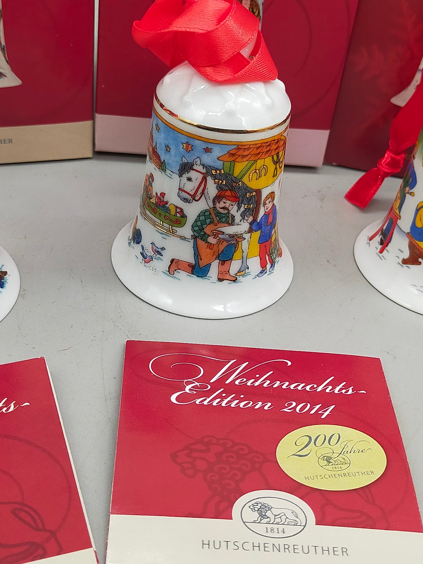 Hutschenreuther Weihnachtsglocken Set (5tlg.) Mit OVP
