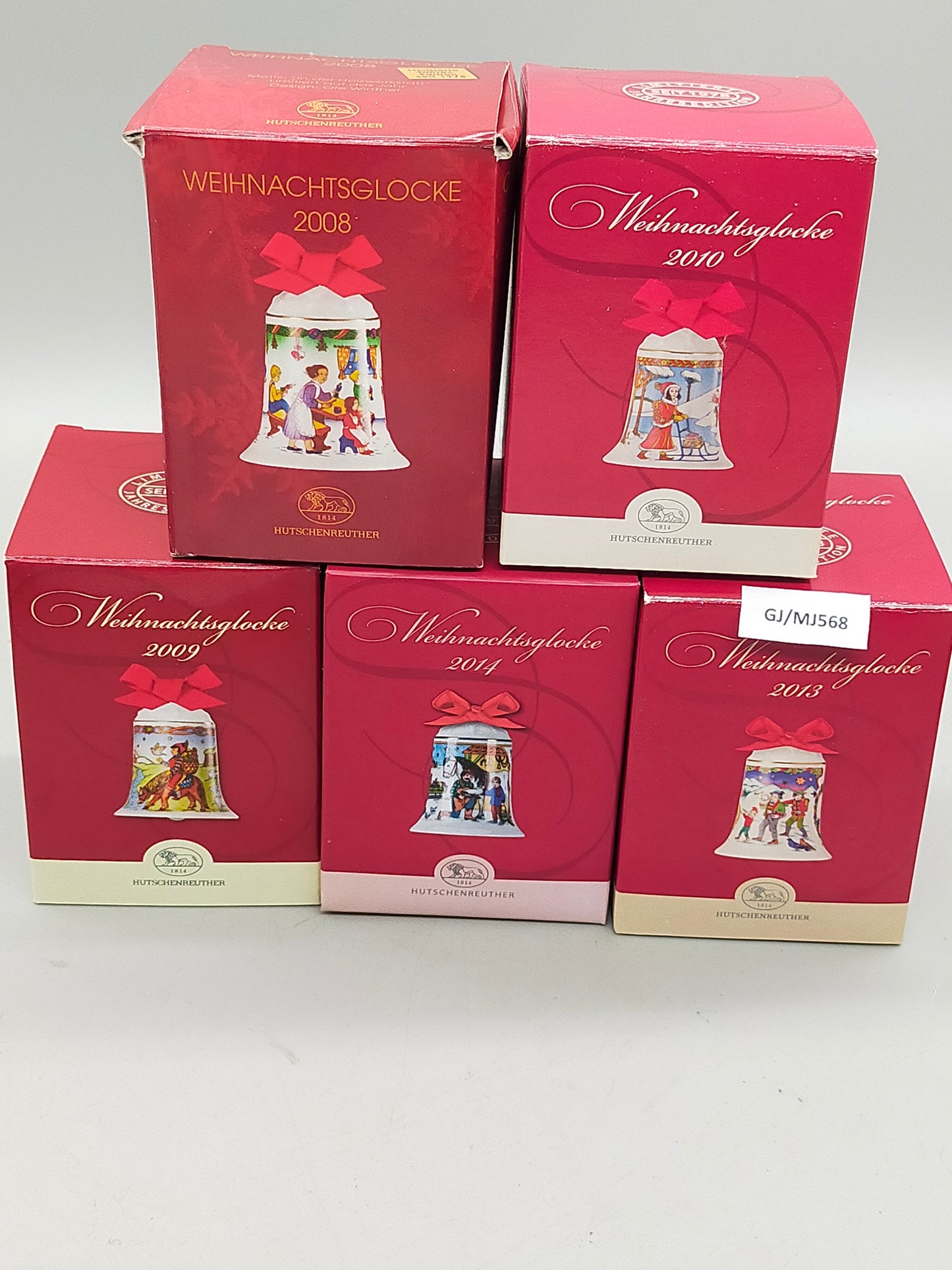 Hutschenreuther Weihnachtsglocken Set (5tlg.) Mit OVP