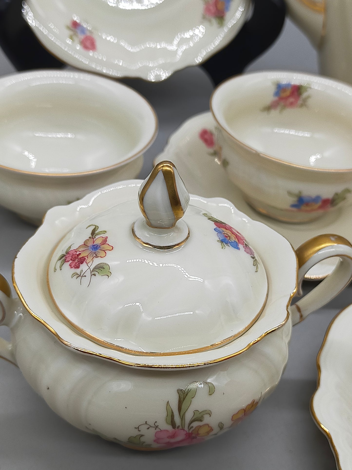 Rosenthal Viktoria Kaffeeservice Edles Porzellan mit Blumenmuster