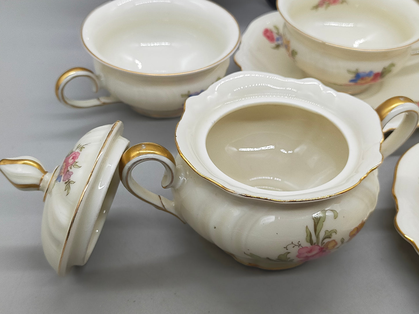 Rosenthal Viktoria Kaffeeservice Edles Porzellan mit Blumenmuster