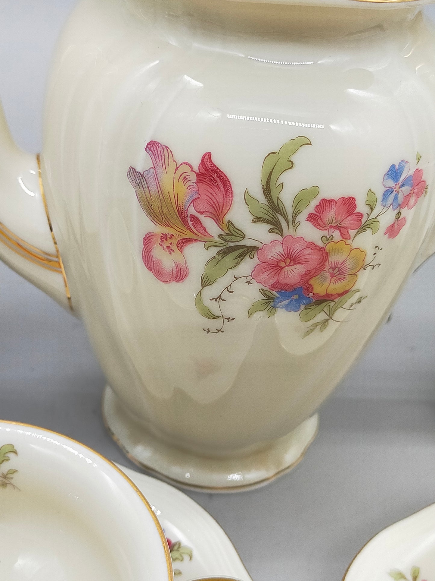 Rosenthal Viktoria Kaffeeservice Edles Porzellan mit Blumenmuster