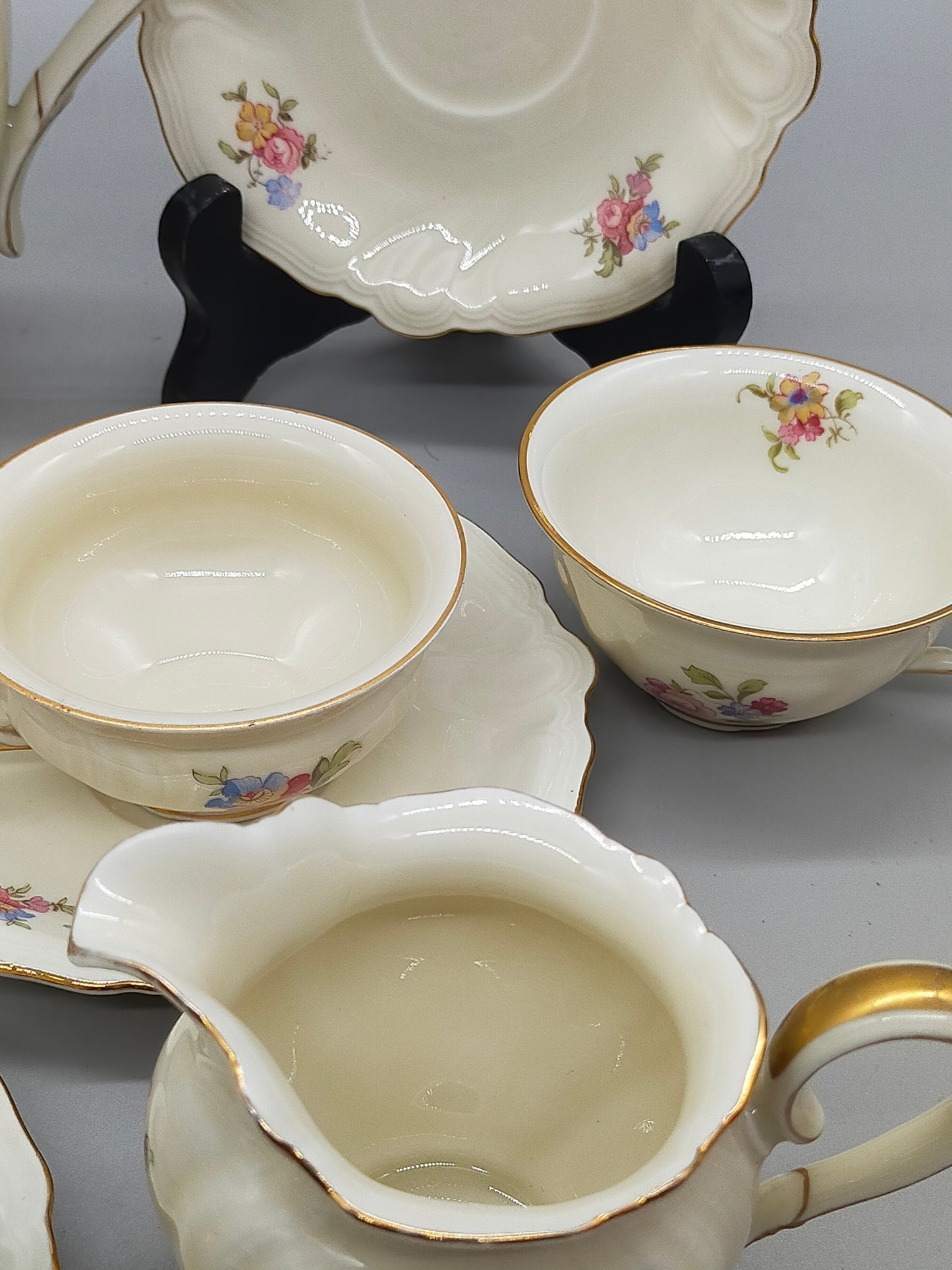 Rosenthal Viktoria Kaffeeservice Edles Porzellan mit Blumenmuster