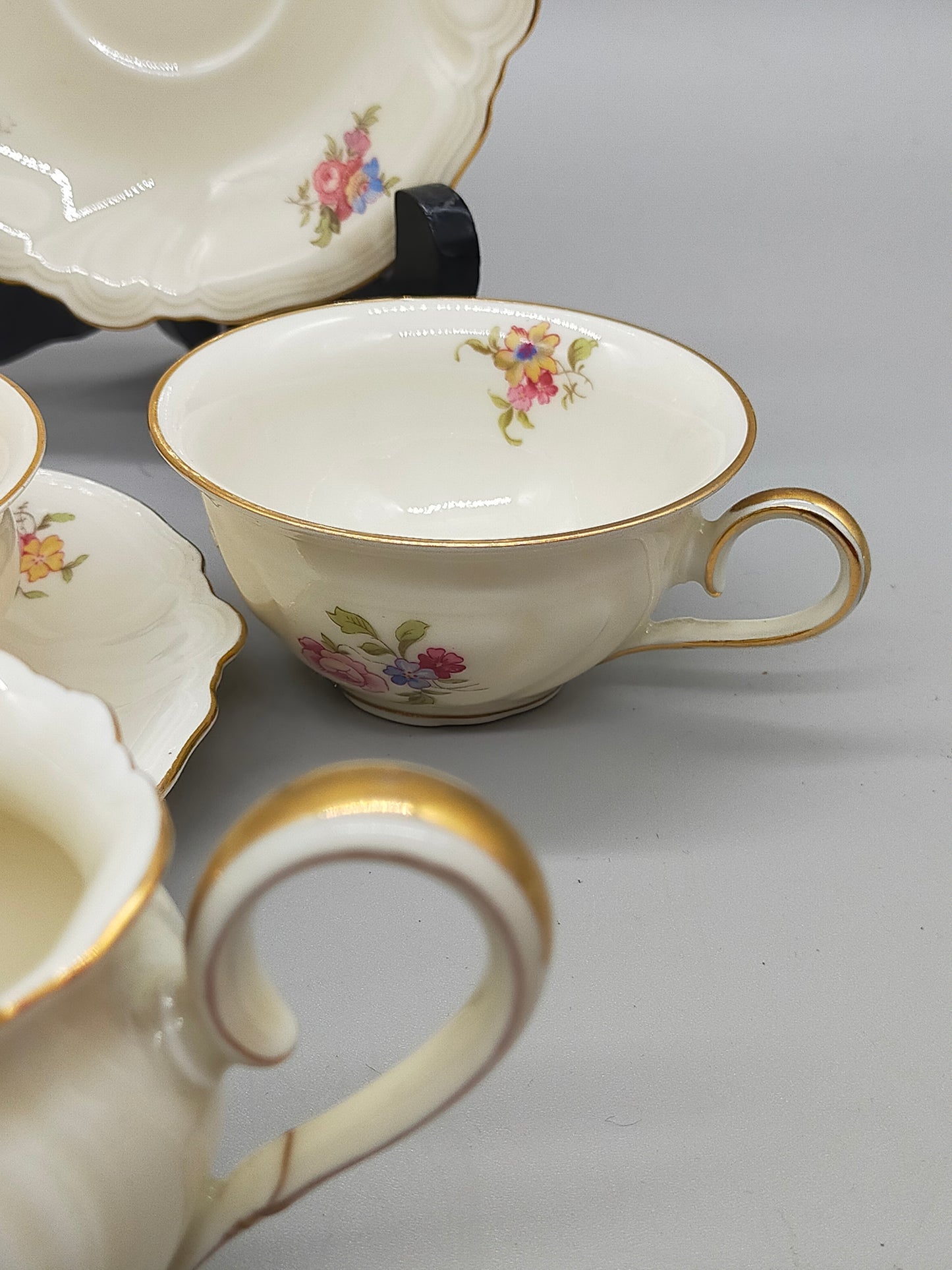 Rosenthal Viktoria Kaffeeservice Edles Porzellan mit Blumenmuster