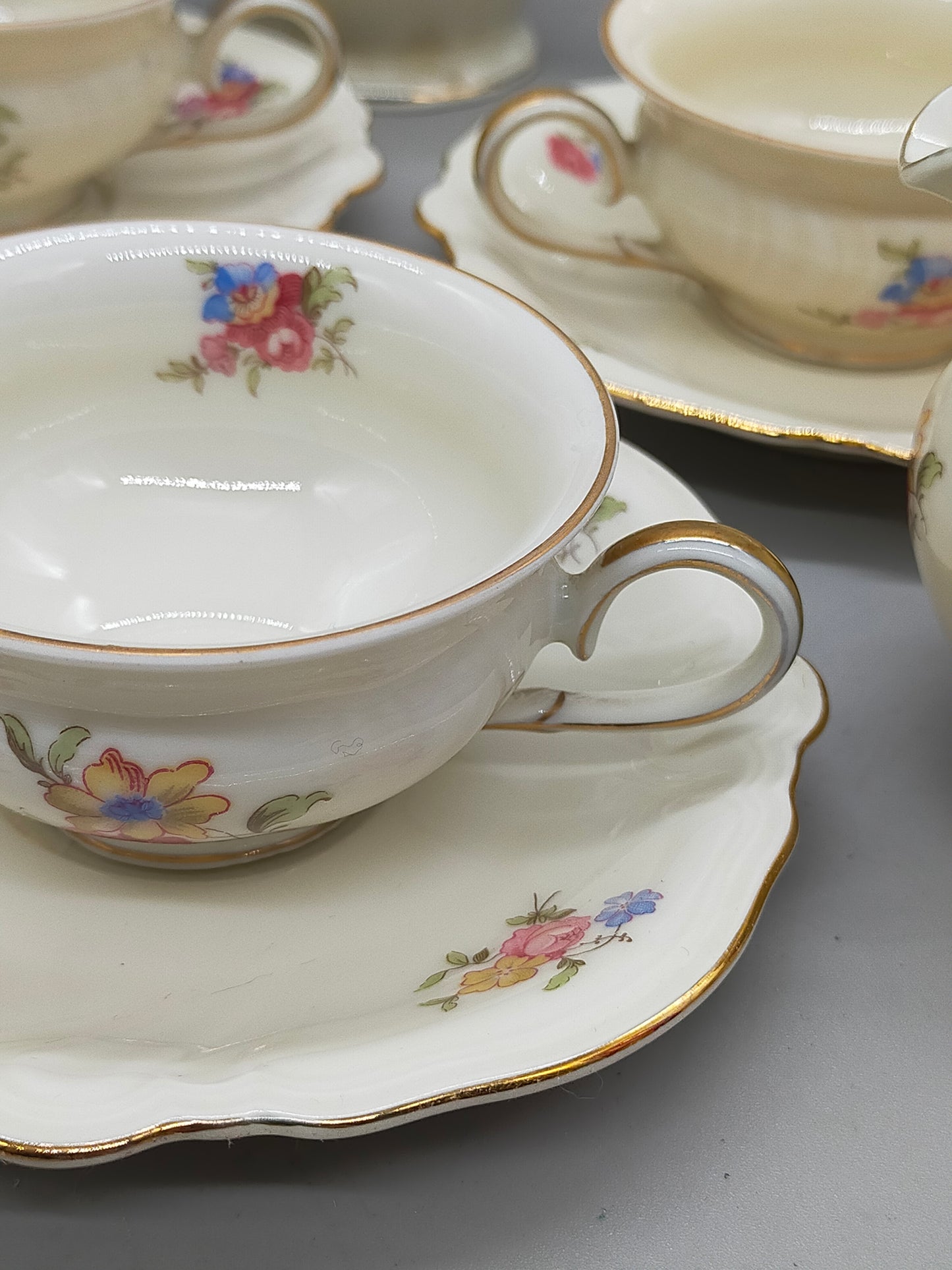 Rosenthal Viktoria Kaffeeservice Edles Porzellan mit Blumenmuster