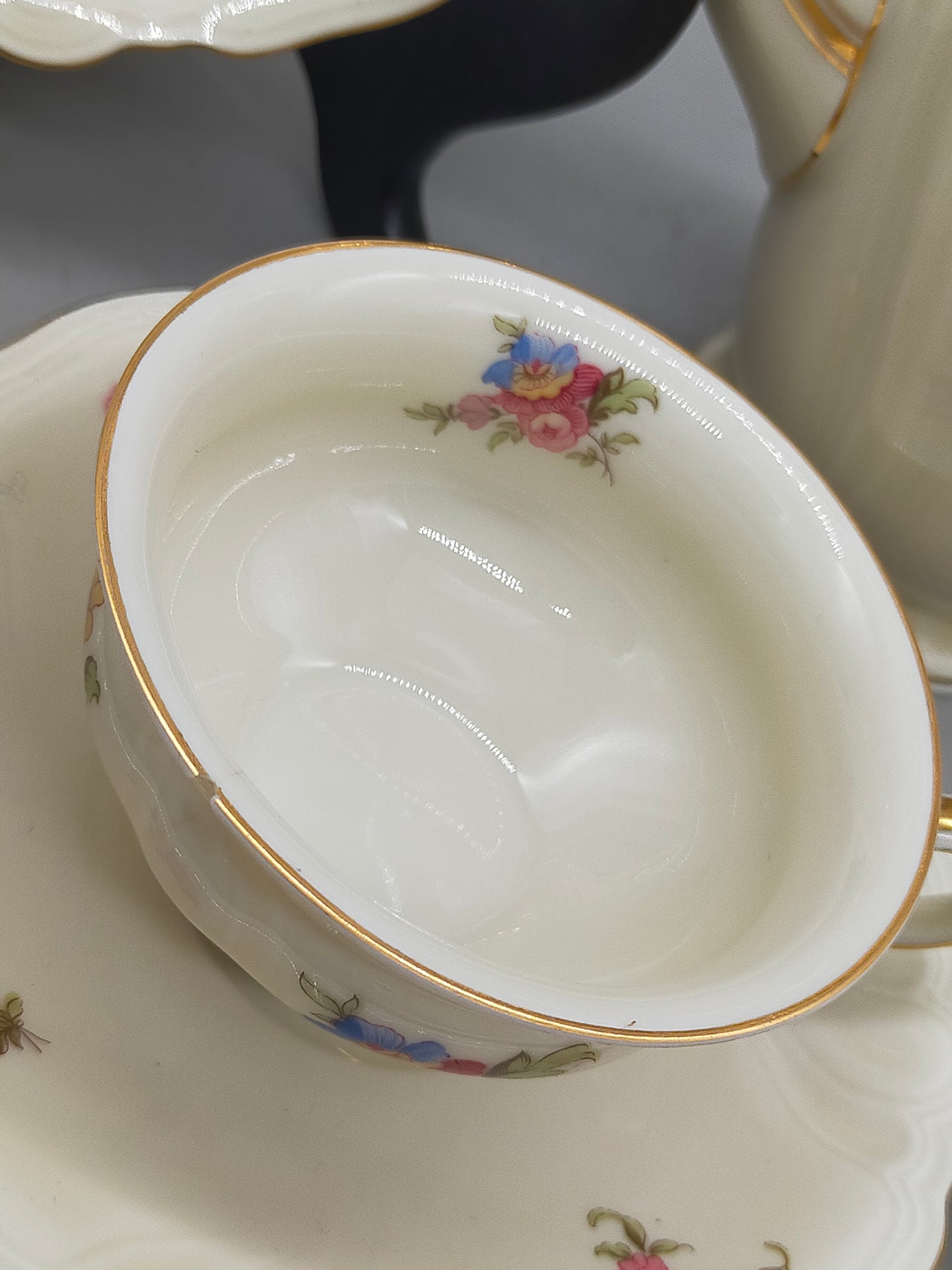 Rosenthal Viktoria Kaffeeservice Edles Porzellan mit Blumenmuster