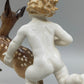 Hutschenreuther Porzellanfigur Putto mit Reh Karl Tutter Kunstabteilung