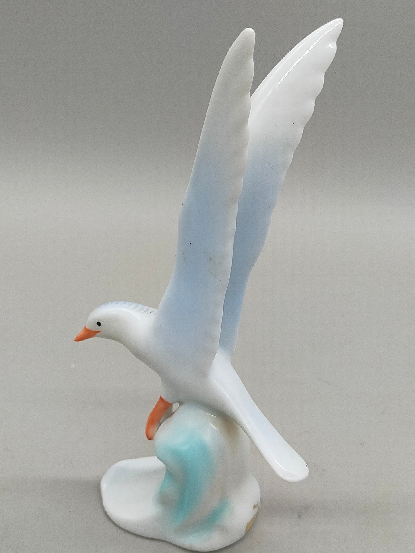 Hollóháza Porzellan Figur Möwe Handbemaltes