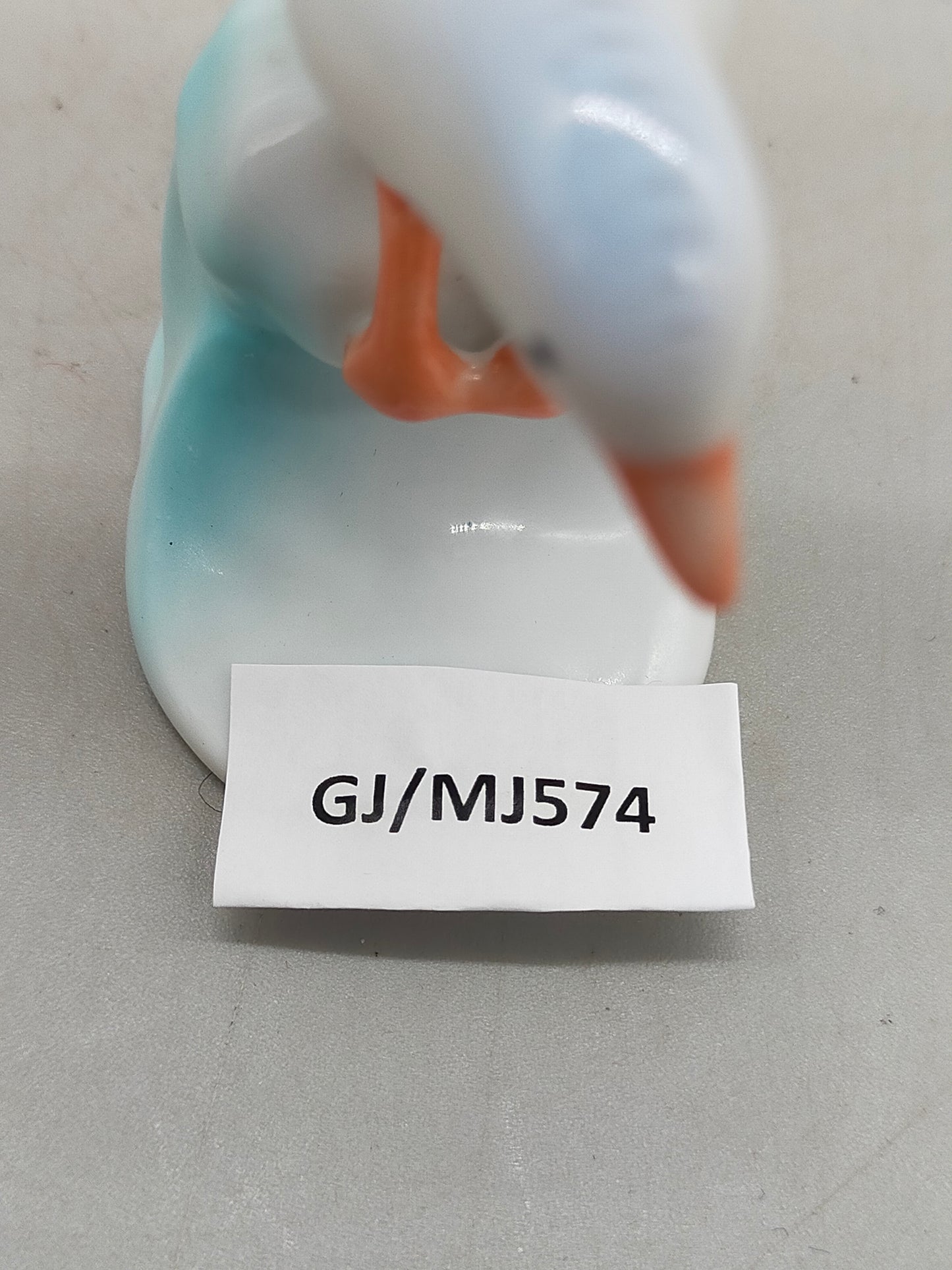 Hollóháza Porzellan Figur Möwe Handbemaltes