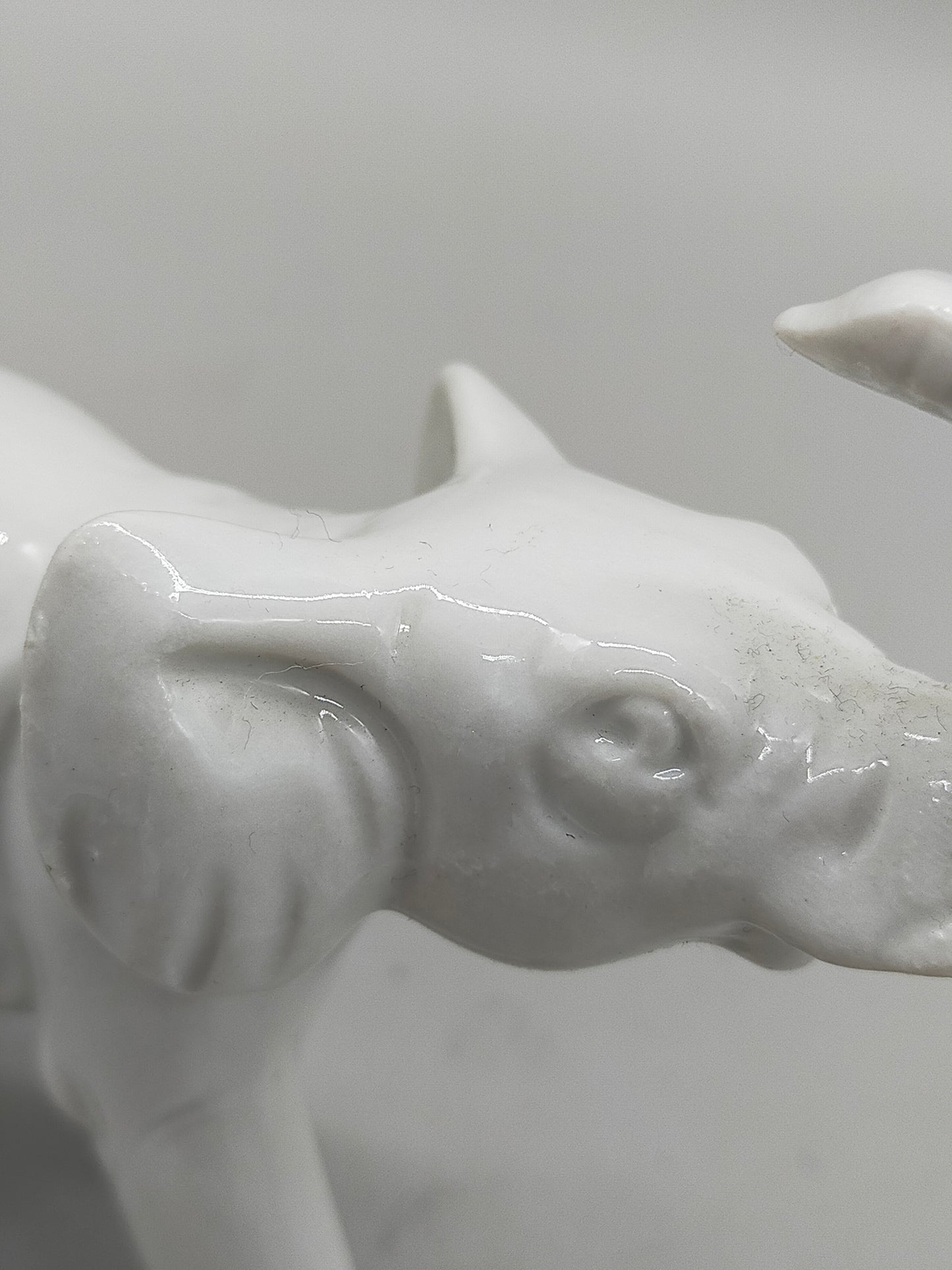 Klassische GDR Porzellan Elefant Figur